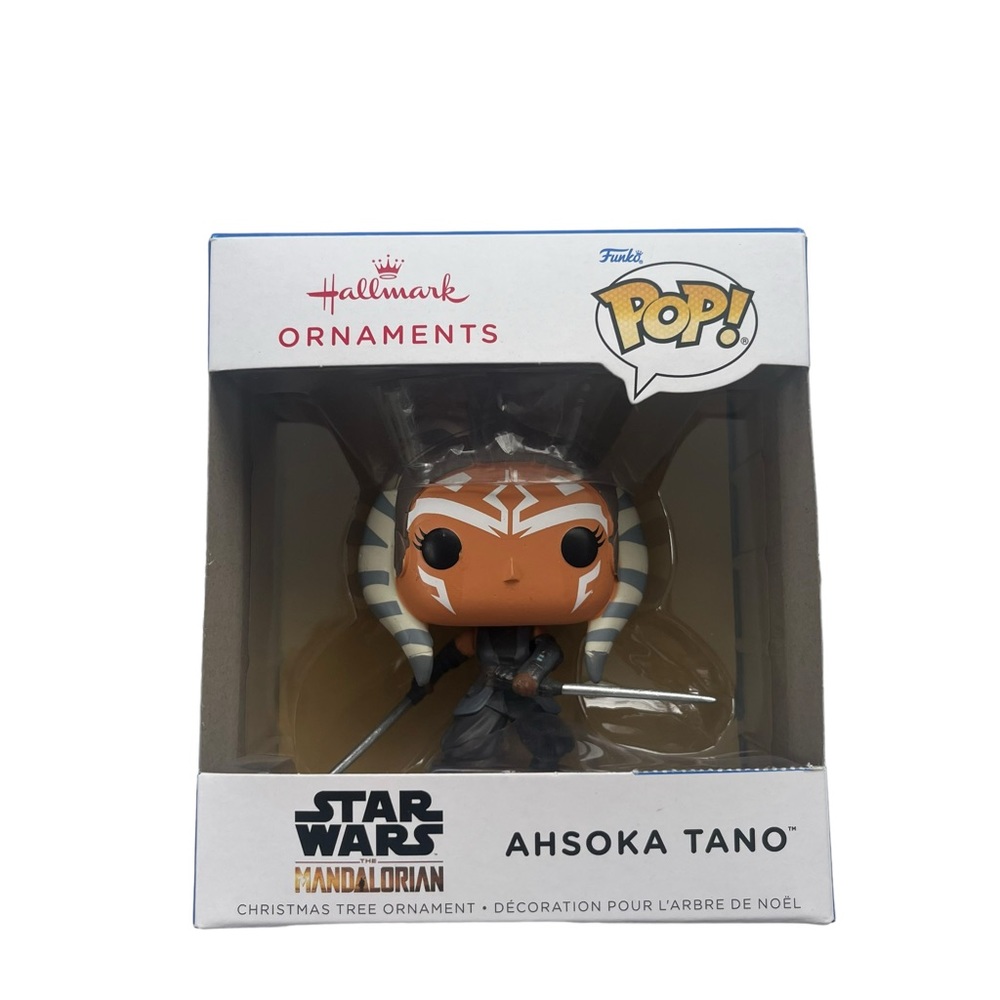 Hallmark Ornaments 2023 Funko Pop! Star Wars Mandalorian Ahsoka Tano Christmas O